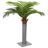 palmera artificial con 6 hojas verde 100 cm vidaxl