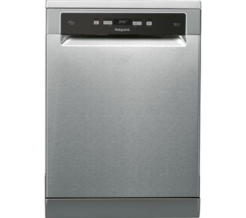 HOTPOINT HDFO 3C24 W C X UK Full-size Dishwasher - Inox