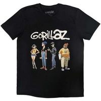 gorillaz tops y camisetas group para mujer