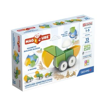 Geomag Magicube Green Wheels 13 piezas +1 año