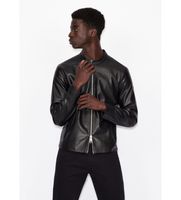 ax armani exchange para hombre 8nzb08znaaz1200 cazadora de pano negro s casual poliester