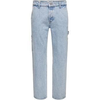 Only & Sons Jeans ONSEDGE STRAIGHT CAR LB 1087TAI DNM NOOS 22031087 para hombre