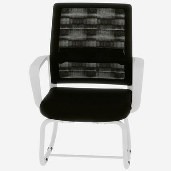 Silla Escritorio Ergonómica W3301 Minimalista, Estructura Metal Suave Y Cómoda