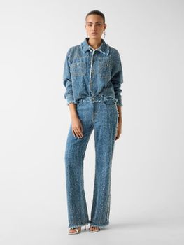 Vaqueros Tweed Pierna Ancha