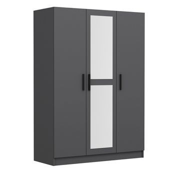 Armario Kale-2259 Antracita 135x190x52 Cm