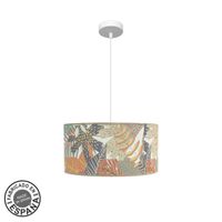 lampara de techo colgante etiopia 40d 1xe27 blancoestampado