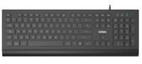 teclado con cable negro espanol
