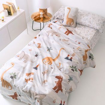 Juego Nórdico 2 Piezas Dino Family 180x220 Cm (cama 105)