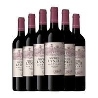 michel lynch vino tinto nature rouge bordeaux 75 cl 135 vol pack de 6 unidades