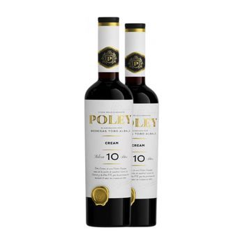 Toro Albalá Vino Dulce Poley Cream Solera Montilla-moriles 10 Años Botella Medium 50 Cl 17.5% Vol. (pack De 2 Unidades)