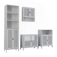 conjunto de muebles de bano liora 4 partes vicco