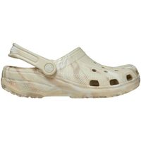 crocs zuecos sandales classic marbled clog beige para hombre