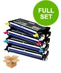 compatible multipack dell 3130cn printer toner cartridges 4 pack -593-10289