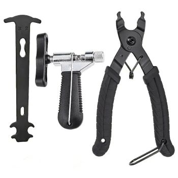 Herramientas para cadenas de bicicletas Montaña en el suelo Herramienta mágica para desmontar cadenas de bebida Strole