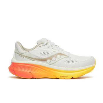 Zapatillas Saucony Guide 19 Blanco Naranja SS26, Talla 40 - EUR
