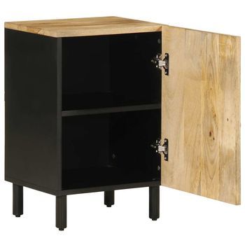 Mueble De Baño | Armario De Baño Madera Maciza De Mango 38x33,5x58 Cm