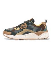 colmar para hombre garner-b zapatillas de piel garner blend verde multicolor 41 plano cordones casual
