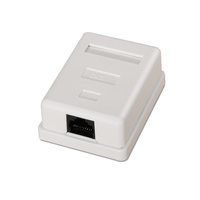 aisens roseta de superficie rj45 cat6 utp 1 toma blanco