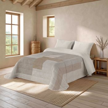 Naturals - Edredón Estampado Cama 150 - Microfibra Poliéster - 300 Gr -fabricado En España - Agnes