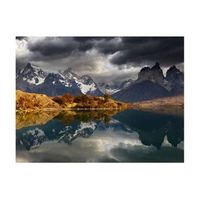 papel pintado 3d - torres del paine national park 250x193 cm