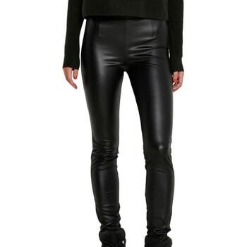 Noisy May Pantalones Simili cuir Coated para mujer