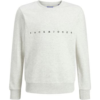 Jack & Jones Jersey 12246415 JWHCOPENHAGEN BIG SWEAT CREW NECK JNR WHITE MELANGE para niño