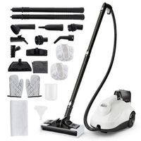 limpiador a vapor 2000w presion de vapor 5 bar deposito 18l temperatura hasta 160 blanco