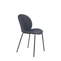 silla de terciopelo azul