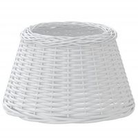 pantalla para lampara mimbre blanco o50x30 cm vidaxl