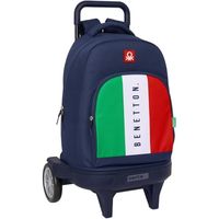 benetton mochila mochila trolley con ruedas compact extraible benetton flag para nino