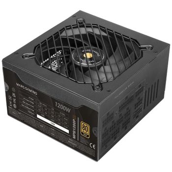 Mars Gaming Mpb1200psi Fuente Alimentación 1200w 80 Plus Gold 10 Años Garantía Negro