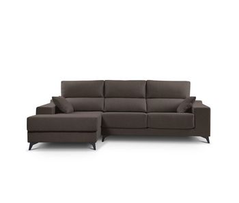 Chaise longue m con arcón noelia izquierda 4 plazas chocolate