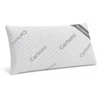 almohada viscoelastica de carbono perforado con nucleo 100 viscoelastico con funda stretch extraible maximo confort ergonomica indeformable y antialergica variedad de medidas