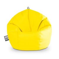 puff pelota polipiel amarillo happers