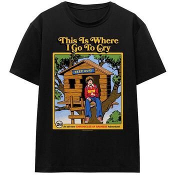Steven Rhodes Camiseta This Is Where I Go To Cry para mujer