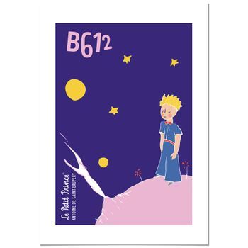 Cuadro Lienzo El Principito Planeta Sello 70x100cm