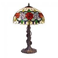 lampara de mesa rosy tiffany