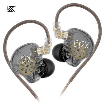 KZ EDX Lite auriculares de graves HIFI, auriculares de música estéreo, Monitor en el oído, auriculares en vivo para escenario, Auriculares deportivos para juegos