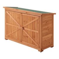 cobertizo de jardin para herramientas kerteminde 88 x 128 x 50 cm encasa