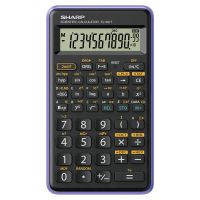 sharp el-501t calculadora cientifica 12 digitos violeta