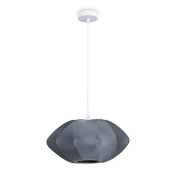 Lámpara colgante Klare gris claro