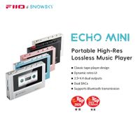 snowskyfiio echo mini reproductor de musica pura mp3 bluetooth hifi reproduccion de 15 horas salida de auriculares de 35 mm44 mm