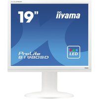 iiyama prolite b1980sd-w1 19 lcd monitor - white white