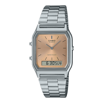 Reloj unisex digital retro Casio Edgy AQ-230-4A 38.8 × 29.8 × 8.1 mm Hora Dual