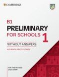 b1 preliminary for schools 1 for revised exam from 2020 studentrs book without answers