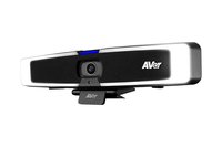 aver usb cam series vb130 61u3600000al 4k usb video soundbar fov 120 degree with fill light includes lens cover and wall mount
