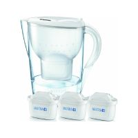 jarra brita marella 24l blanco  3 filtros maxtra pro indicador digital