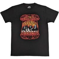 black sabbath tops y camisetas paranoid pysch para mujer