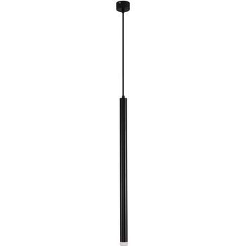 Lámpara De Techo Tubo Led - Lámpara Colgante En Negro - 60cm - Bruna Negro