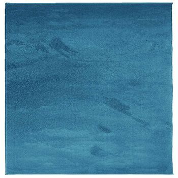 Alfombra De Pelo Corto Oviedo Turquesa 240x240 Cm Vidaxl